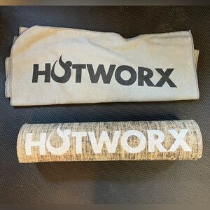 Hotworx Towel and Yoga mat for the sauna